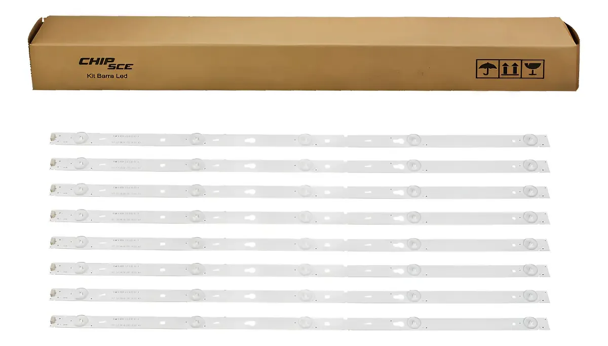 Kit Barras LED ChipSCE TV TCL 55 Polegadas Compatível L55S4700 L55S3900