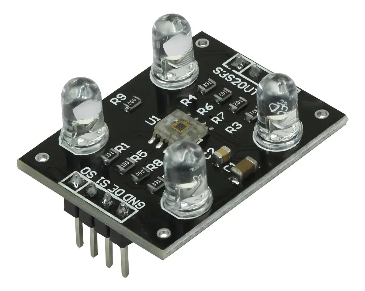 Módulo Sensor De Cor RGB TCS230 TCS3200 Para Robótica E Automação