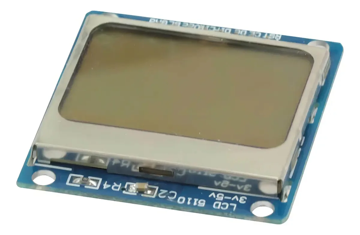 Display Lcd Nokia 5110 Placa Azul - Backlight Azul