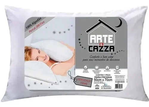 Travesseiro 200 Fios 100% Algodão | Arte E Cazza