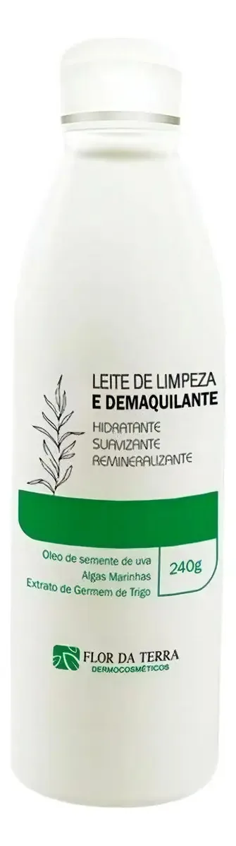 Leite De Limpeza E Demaquilante 240g Flor Da Terra