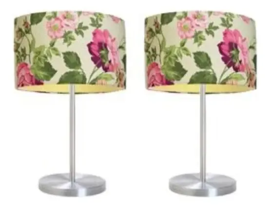 Conjunto Abajur Luminária Floratta