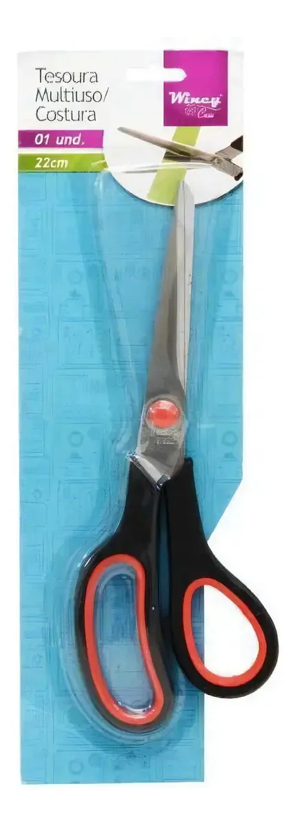 Tesoura De Costura De Inox 8'' 20,5cm Na Cartela