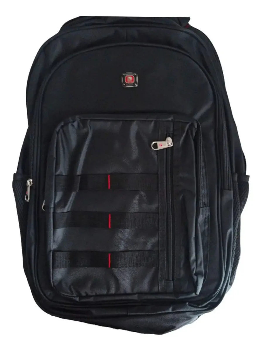 Mochila Executiva Preta Notebook Impermeável Reforçada