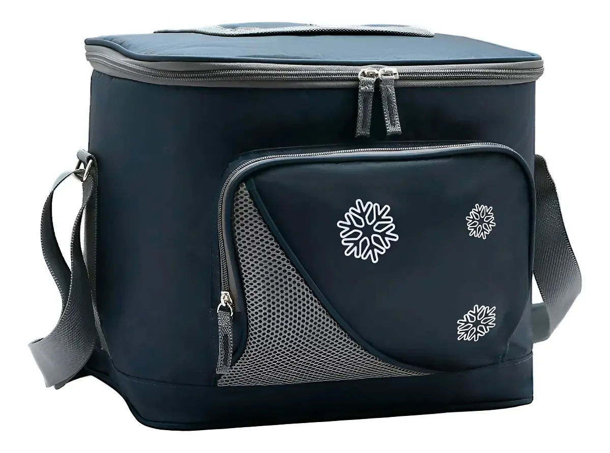 Bolsa Térmica Grande 22L Republic Vix Azul Porta Alimentos e Bebidas