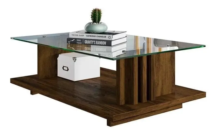 Mesa De Centro Frizz - Madetec Cor Savana