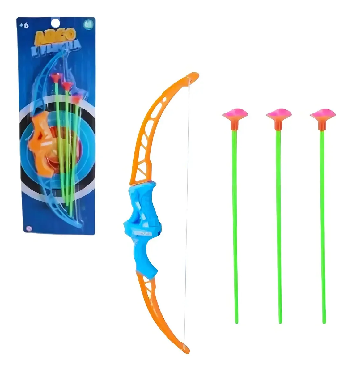 Brinquedo Arco E Flecha Infantil Sortido Arqueiro - Ark Toys