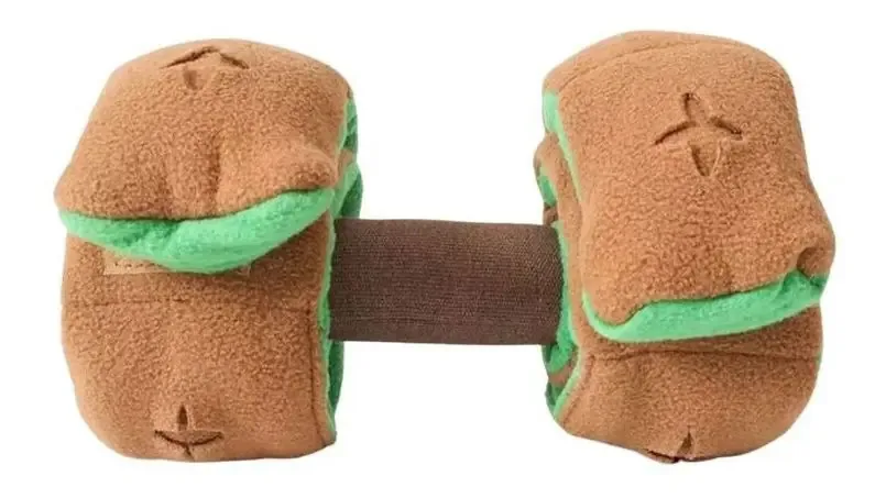 Brinquedo Pelúcia Enriquecimento Ambiental Petisco Ração Cão Cor HALTÉR G