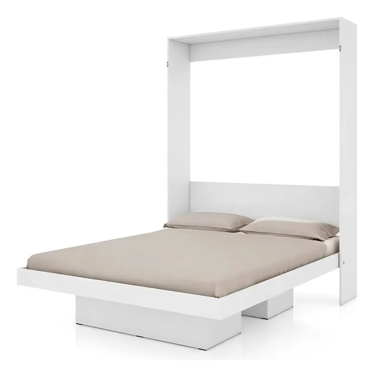 Cama Multifuncional Articulável Casal Manhattan Branco