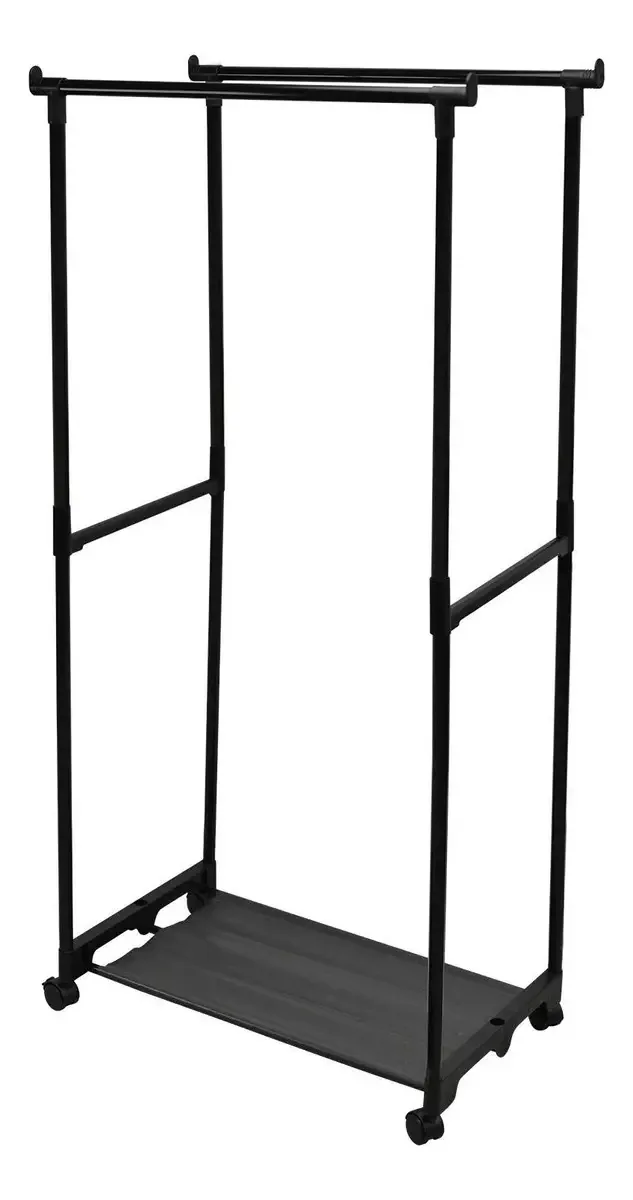 Arara Closet Cabideiro Desmontável Preto 5940