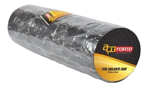 Fita Isolante Aço Forte Antichamas 1.9 cm x 50 m para Eletricidade - Kit com 10
