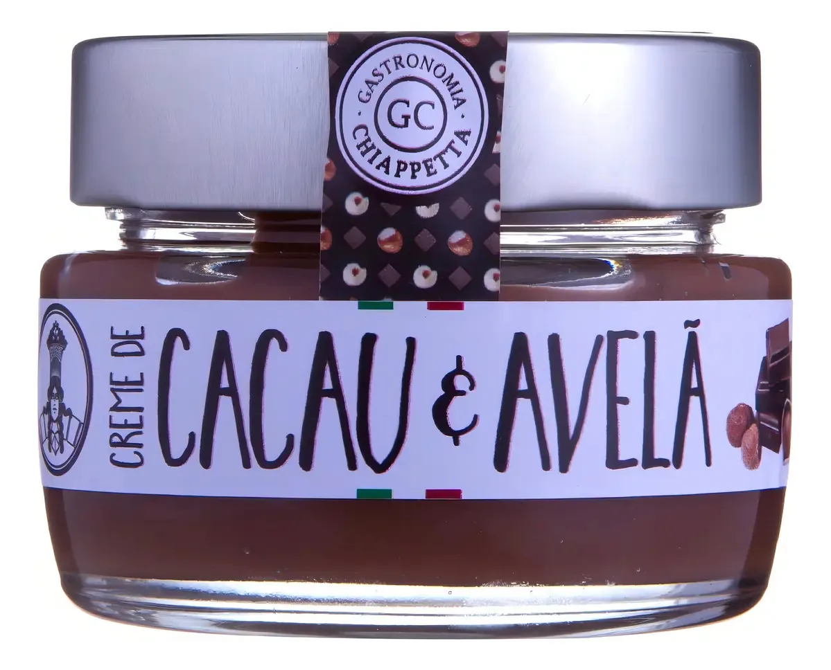 Creme de Cacau e Avelã Chiappetta 120g