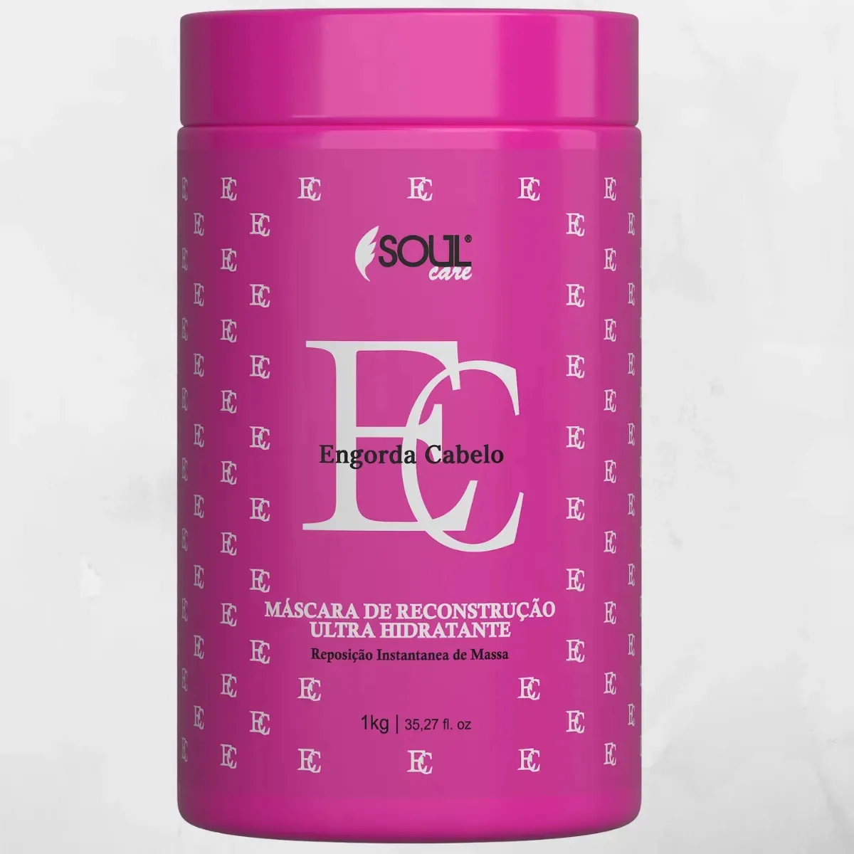 Máscara Reconstrução Engorda Cabelo Soul Care 1kg Pós Química E Progressiva Encorpa Fios Ralos Quebradiços Interrompe A Agreção De Químicas Sem Efeito Teia Reposição De Massa Profissional