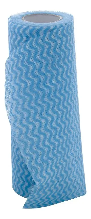 Conjunto De 25 Panos Multiuso De Microfibra Azul 20cm X 40cm Lyor