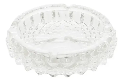 Cinzeiro Vidro Diamante 12x3cm 7341 Lyor