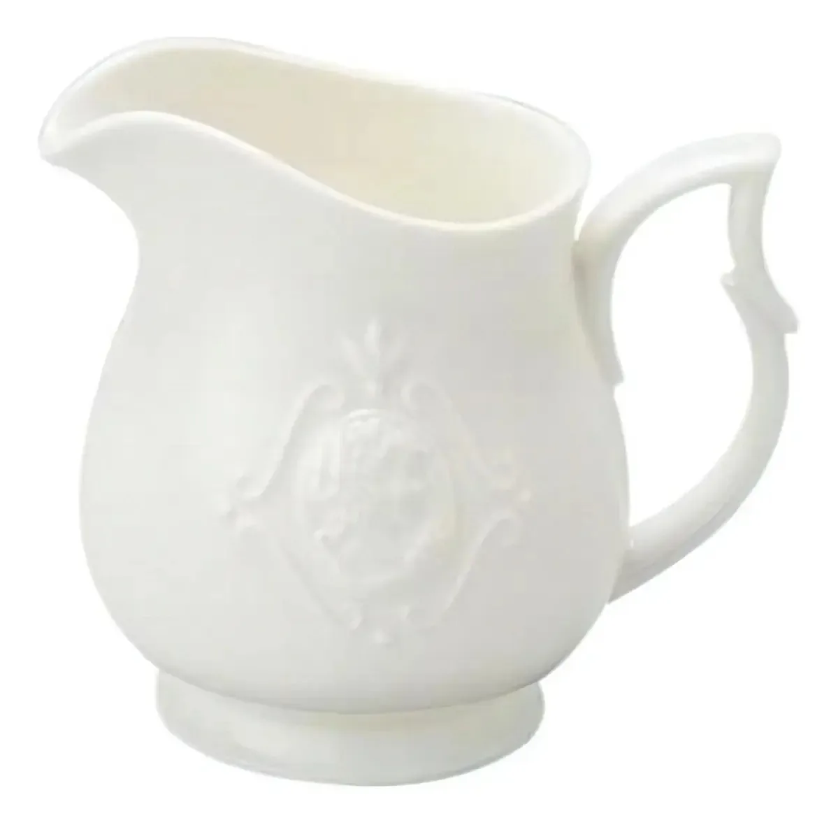 Leiteira Lyor De Porcelana Super White Queen 220ml