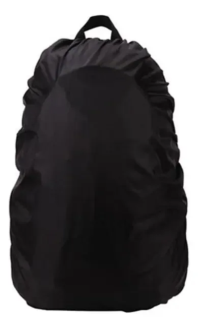 Capa De Chuva Impermeável Para Mochila Cpm01 Preto