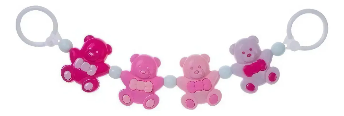Mobile De Carrinho De Bebe Urso Rosa Pimpolho 75462