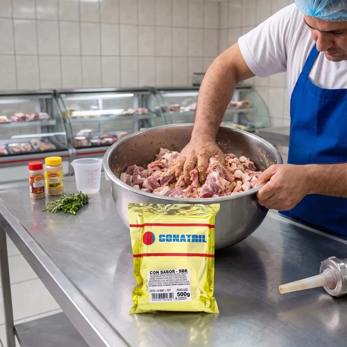 Realçador De Sabor Para Linguiças Salames Embutidos Conatril