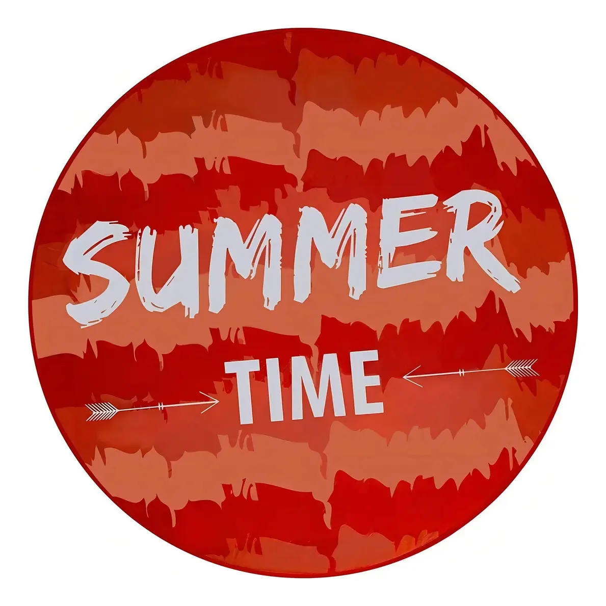 Tapete Para Praia Redondo Ploc Summer Time - Jolitex