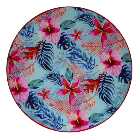 Tapete Para Praia Redondo Ploc Florar - Jolitex
