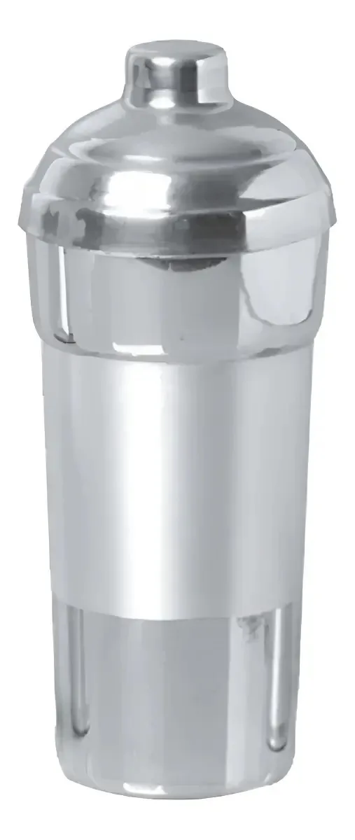 Coqueteleira P Drinks Aluminio Escovado 580ml - Prata Cor Inox