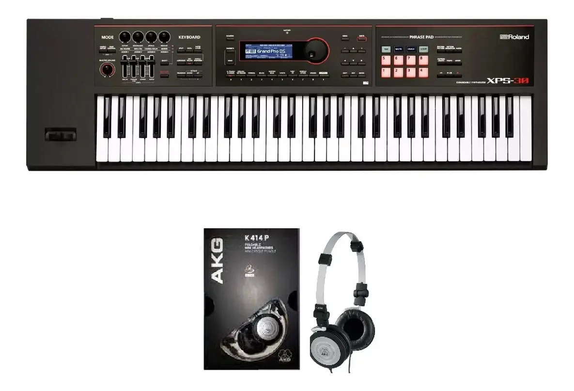 Teclado Roland Xps30 Com Fone K414 Kit
