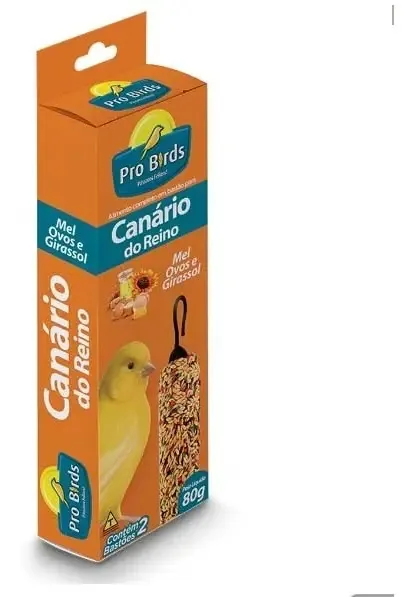 Bastão Para Passáros Canário Pró Birds 80g