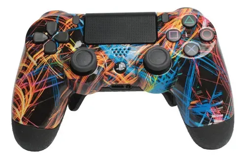 Controle Stelf Ps4 Com Grip Abstract Light