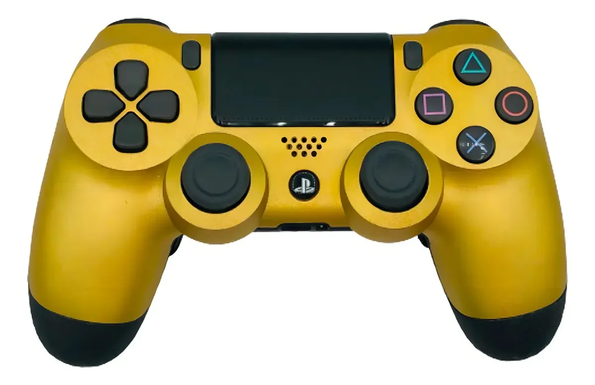 Controle Stelf Ps4 Com Grip Gold Trower