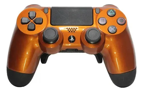 Controle Stelf Ps4 Com Grip Metal Rust