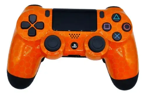 Controle Stelf Ps4 Com Grip Orange Hive