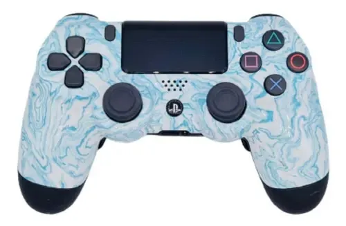 Controle Stelf Ps4 Com Grip Platinum Liquid