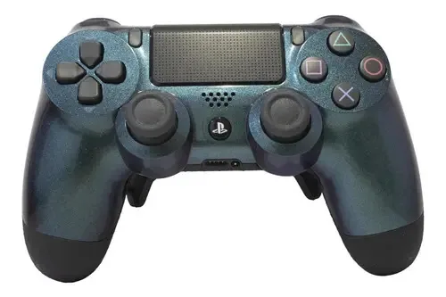 Controle Stelf Ps4 Blue Chameleon Casual Controle Sem Paddle