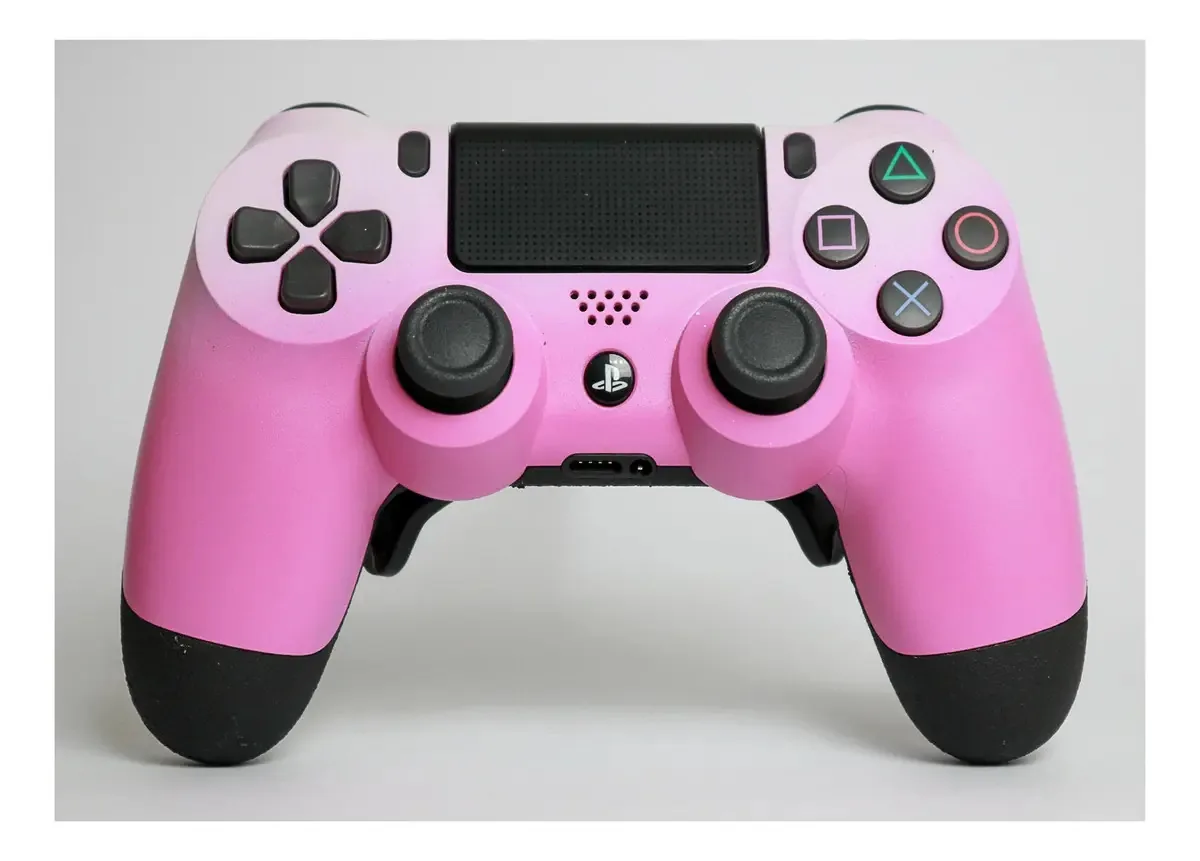 Controle Stelf Ps4 Com Pink Casual Controle Sem Paddles