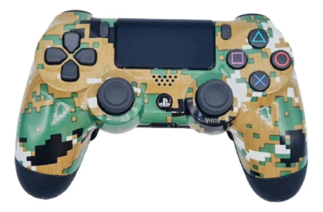 Controle Stelf Ps4 Grip Modern Green Casual Controle Sem