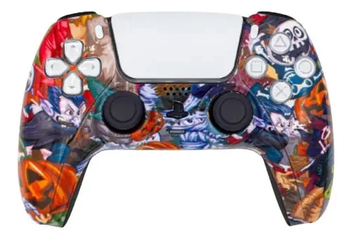 Controle Stelf Ps5 Com Grip - Halloween