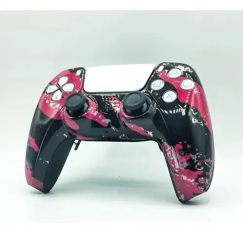 Controle Stelf Ps5 Abstract Pink Casual Controle Sem Paddles