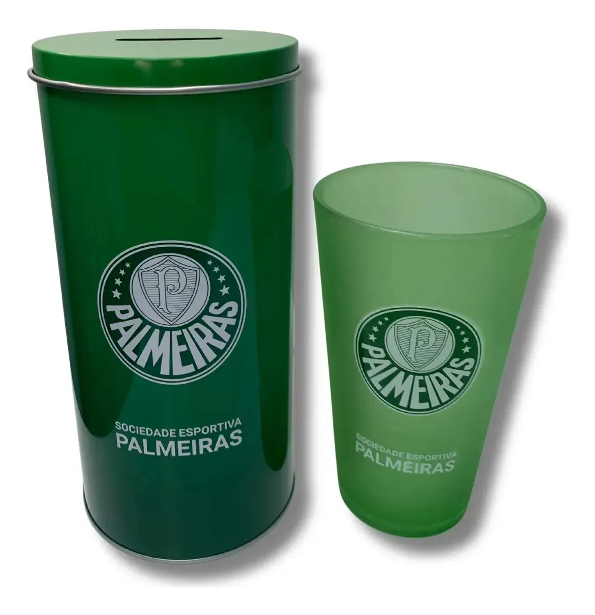 Copo Monaco Lata Cofre 480ml Times Palmeiras