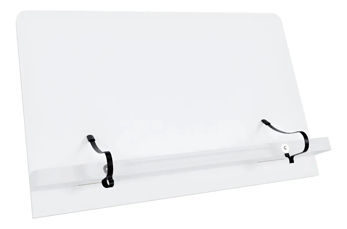 Apoio Ajustável para Livro e Tablet Branco de Madeira Marca Fácil