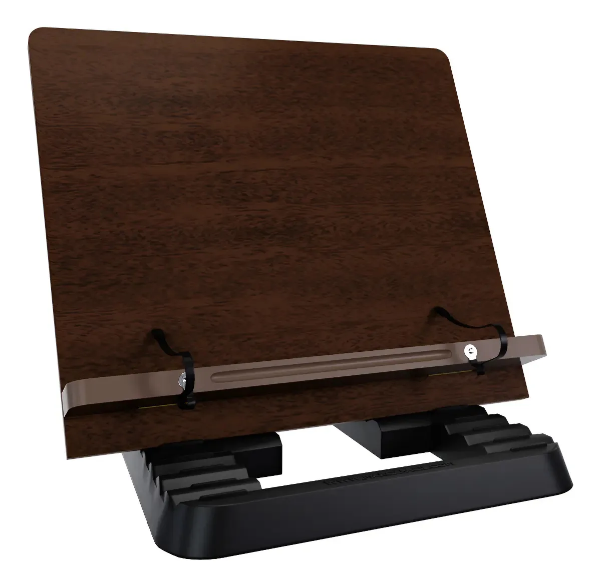 Apoio Ergonômico para Leitura em Madeira Ajustável Marrom