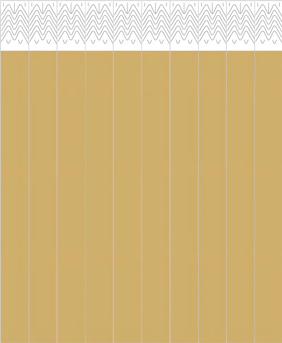100 Pulseiras De Identificação Tyvek Lisa P/ Festas/ Eventos Cor Dourado
