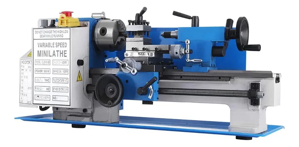 Mini Torno Mecânico Alta Potencia Profissional Bancada Mesa