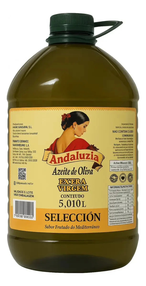 Azeite Andaluzia Ev 0,8 Gl 5,01lt