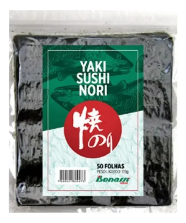 Alga Marinha Yaki Nori Tenka Green C/50f