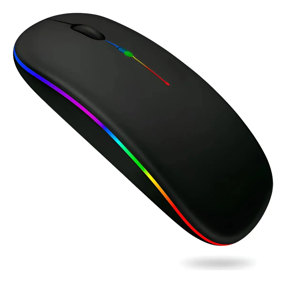 Mouse Sem Fio FY E-1300 RGB Bluetooth USB 2.4GHz 1600dpi Preto