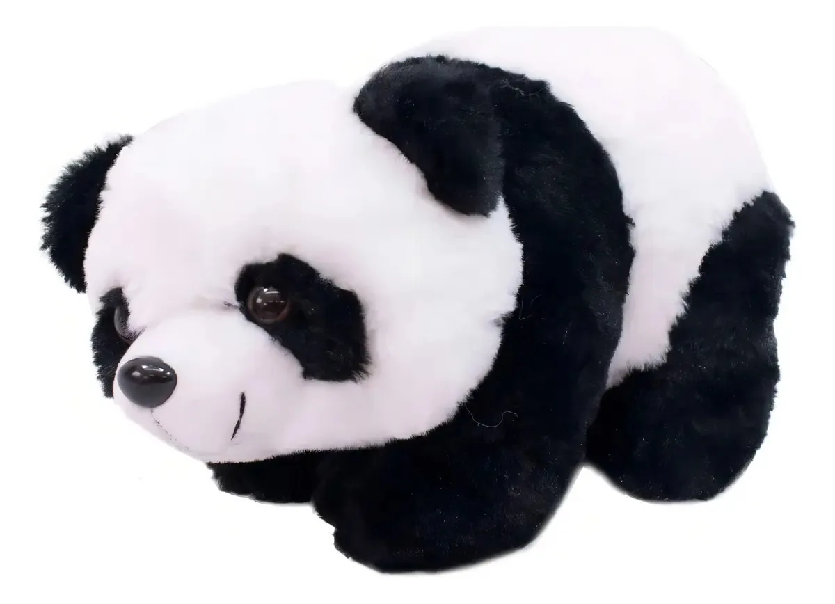 Panda De Pelúcia 24cm Fofy Toys Material Hipoalergênico Lavável