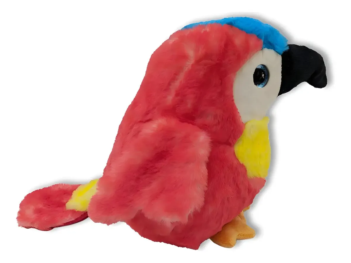 Arara Vermelha 22cm Pelúcia