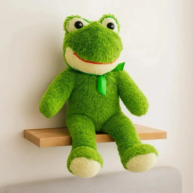 Boneco De Pelúcia Sapo Verde Sentado 76cm