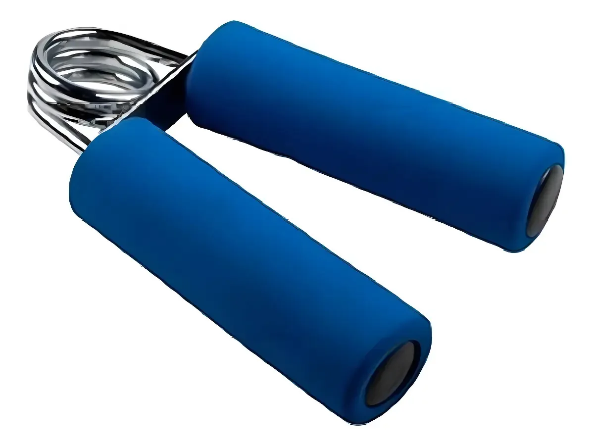 Hand Grip Espuma Convoy Azul Fortalecedor Mãos Punhos Exercício